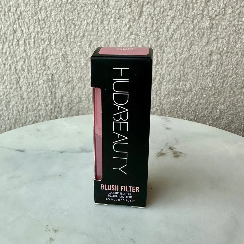 NEW Huda Blush Filter Soft Glow Liquid Blush - Cotton Candy - Baby Pink